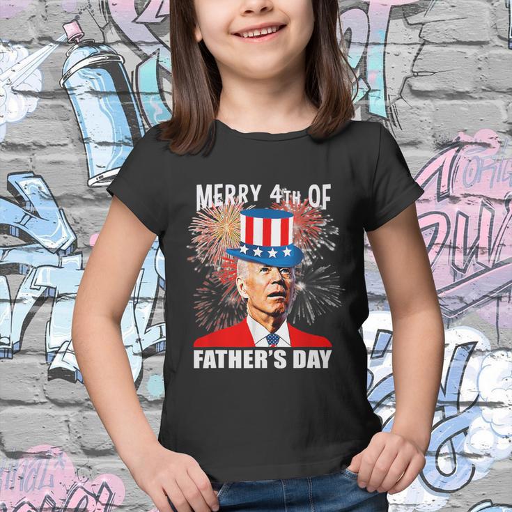 Joe Biden Merry 4Th Of Fathers Day Funny 4Th Of July Cool Gift Youth T-shirt