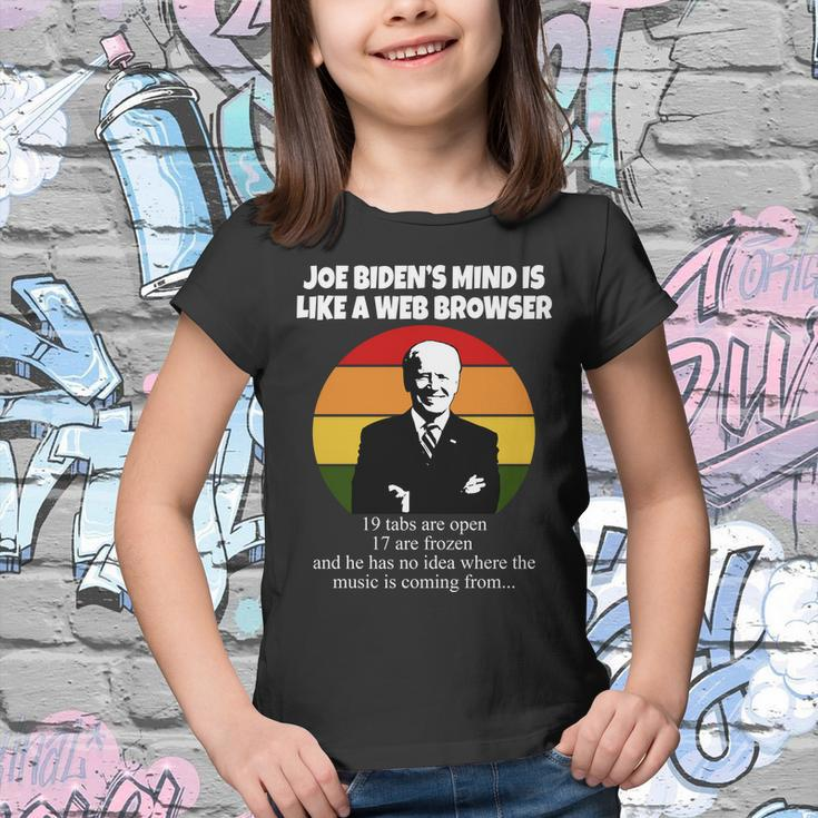Joe Bidens Mind Is Like A Web Browser Tshirt Youth T-shirt