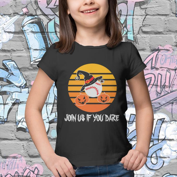 Join Us If You Dare Halloween Quote V2 Youth T-shirt