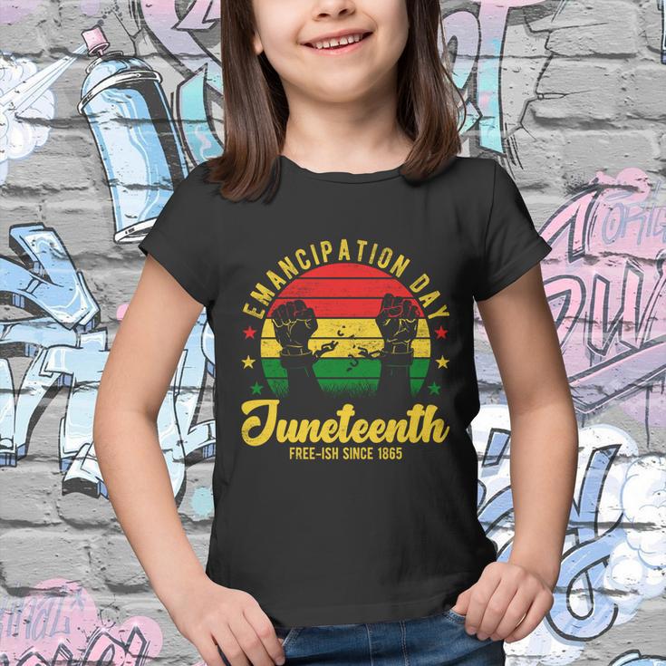 Juneteenth Emancipation Day Vintage Cool Melanin Black Pride Gift V3 Youth T-shirt