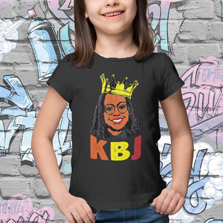 Ketanji Brown Jackson Retro Kbj Crown Tshirt Youth T-shirt