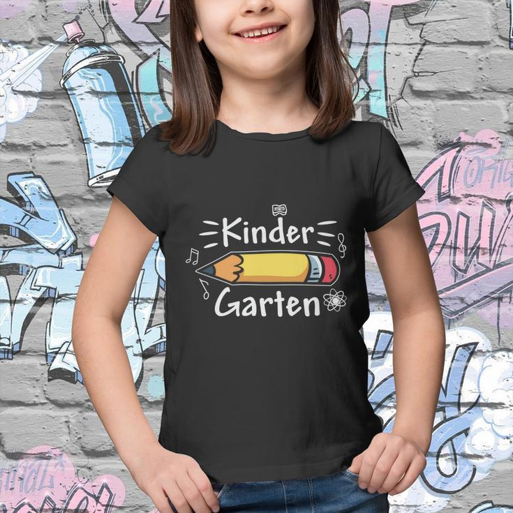 Kindergarten Back To School Pencil 100 Days Of School Youth T-shirt