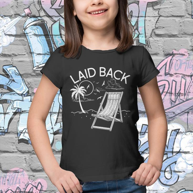 Laid Back Beach Vacation Time Youth T-shirt
