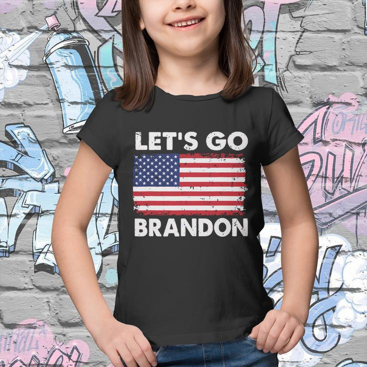 Lets Go Brandon Lets Go Brandon Flag Tshirt Youth T-shirt