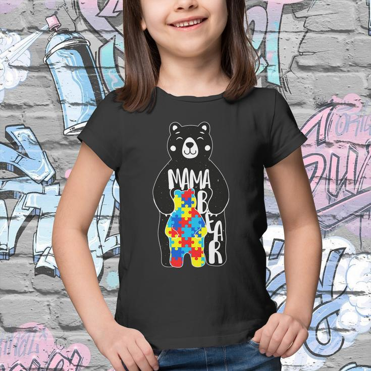 Mama Bear Autism Awareness Tshirt Youth T-shirt