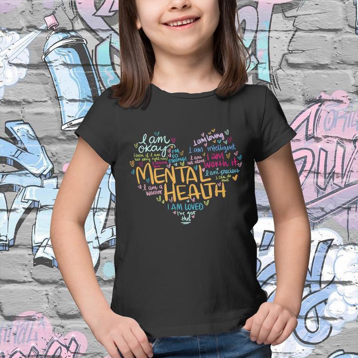 Mental Health Awareness Funny Gift Depression Cool Gift Youth T-shirt