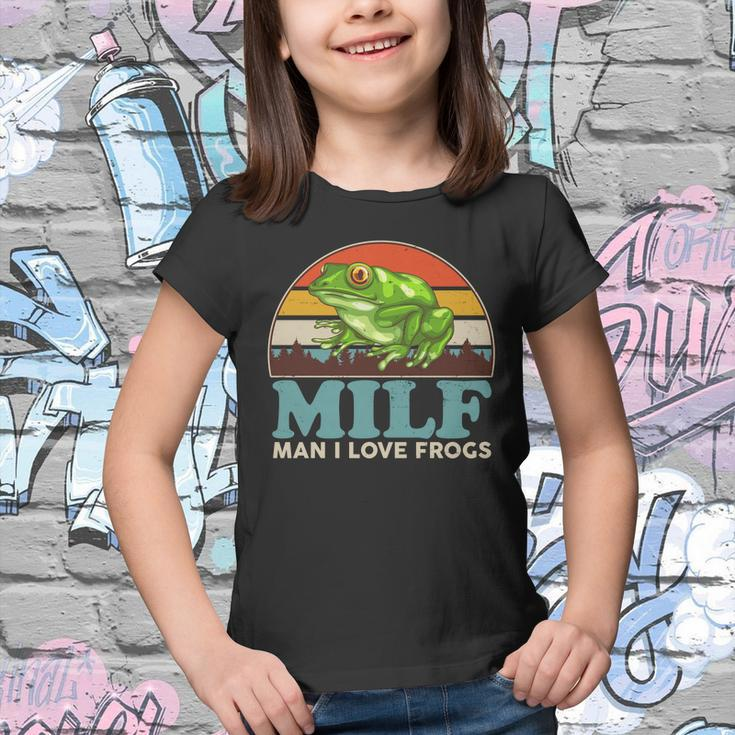 Milf Man I Love Frogs Tshirt Youth T-shirt