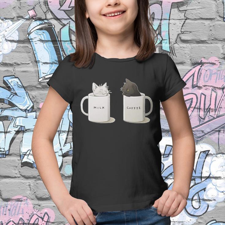 Milk N Coffee Kitties Youth T-shirt