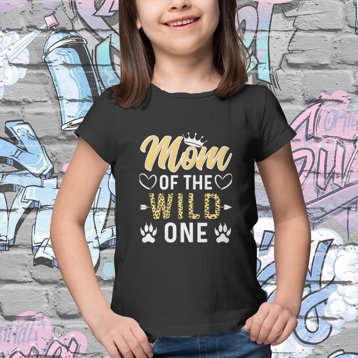 Mom Of The Wild One Funny 1St Birthday Youth T-shirt