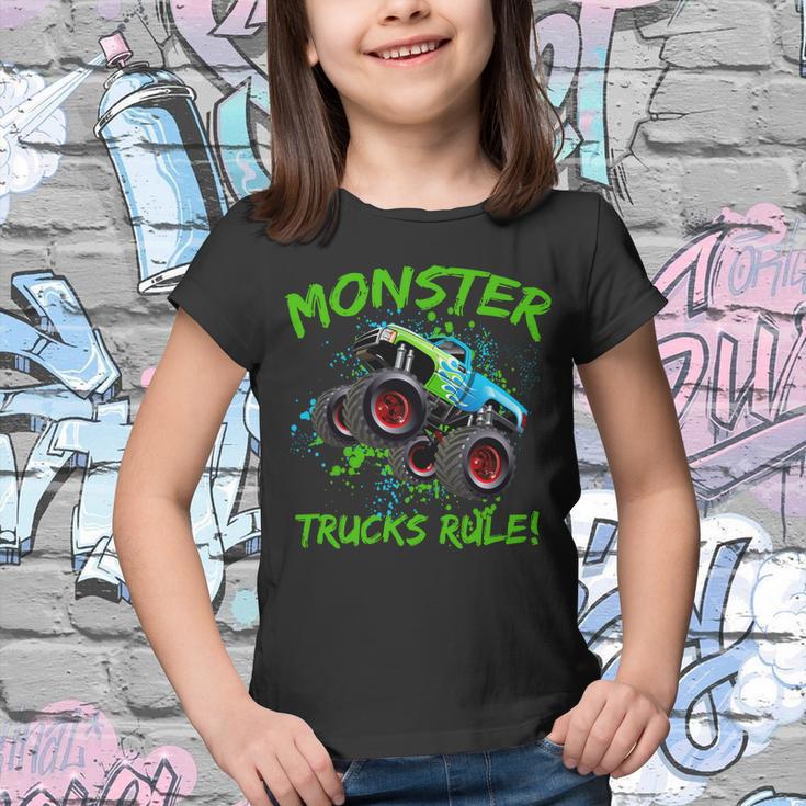 Monster Trucks Rule Tshirt Youth T-shirt