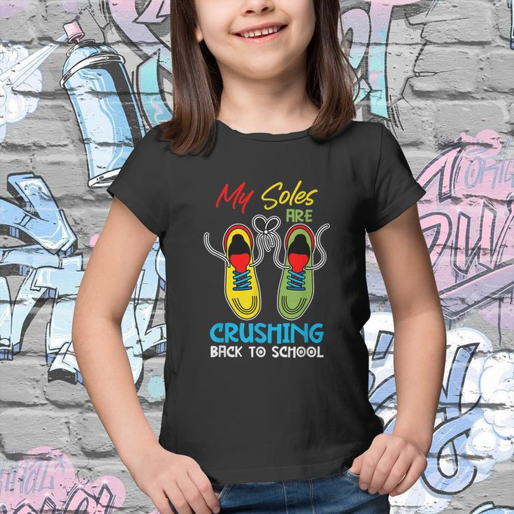My Soles Are Crushing Funny Back To School Youth T-shirt