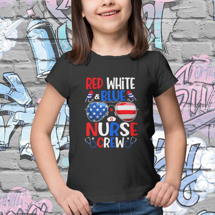 Nurse Crew Sunglasses For 4Th Of July Youth T-shirt