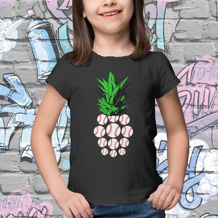 Pineapple Baseball Tshirt Youth T-shirt