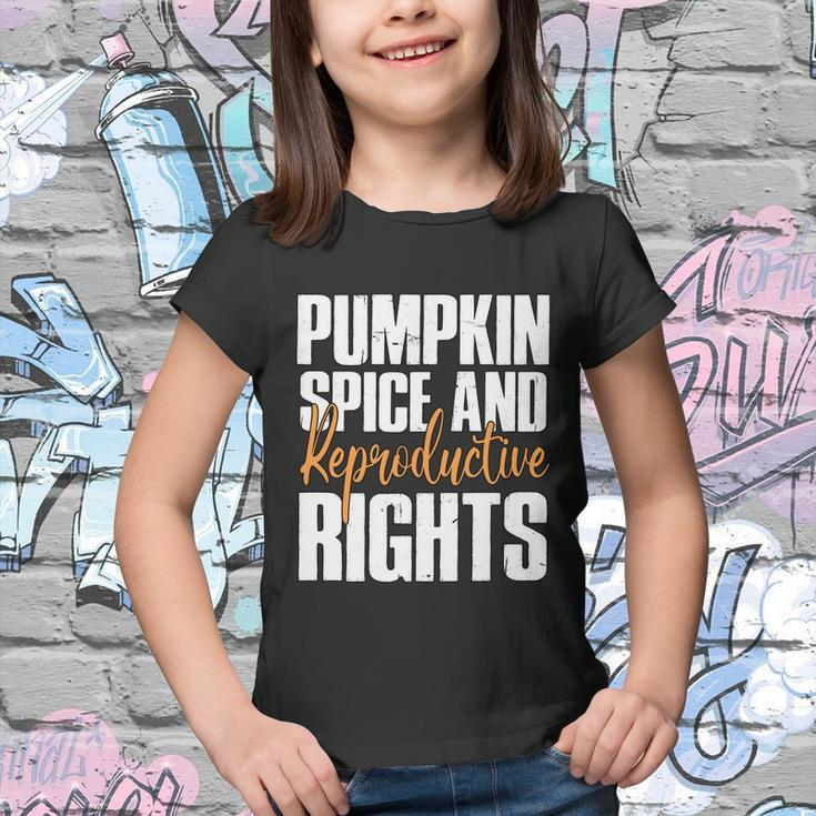 Pumpkin Spice And Reproductive Rights Feminist Fall Gift Youth T-shirt