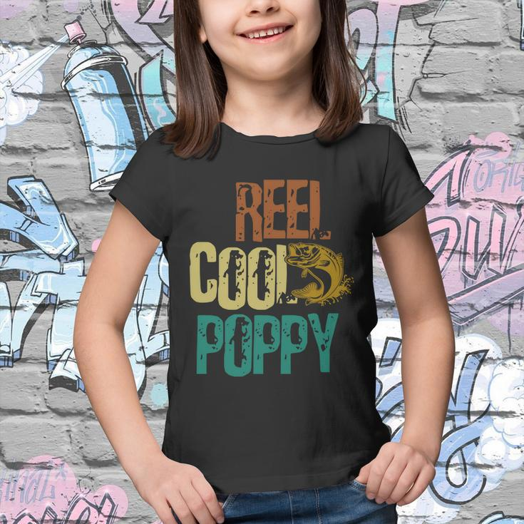 Reel Cool Poppy Vintage Fishing Youth T-shirt