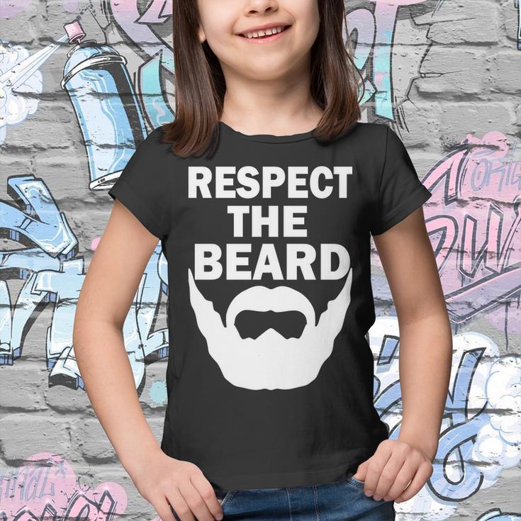 Respect The Beard Tshirt Youth T-shirt