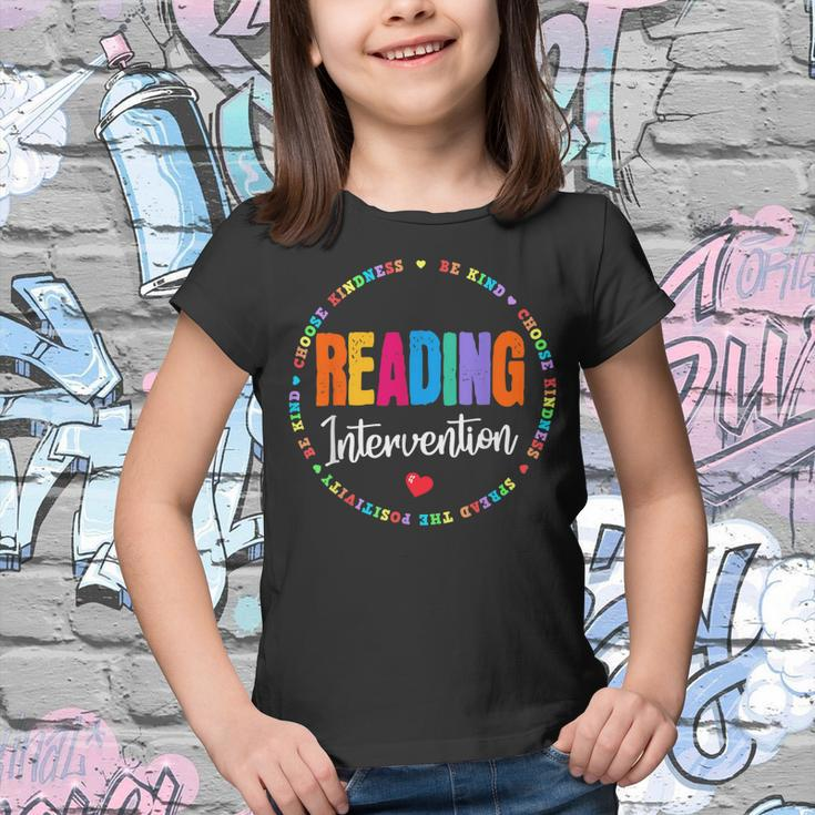 School Support Specialist Teacher Squad Reading Intervention V2 Youth T-shirt