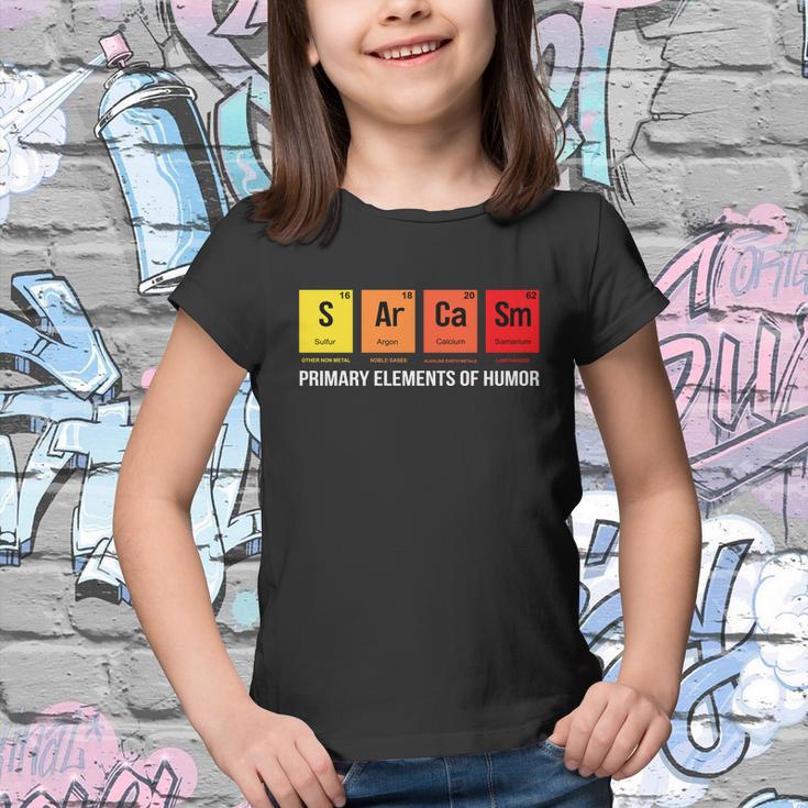 Science Sarcasm S Ar Ca Sm Primary Elements Of Humor Tshirt Youth T-shirt