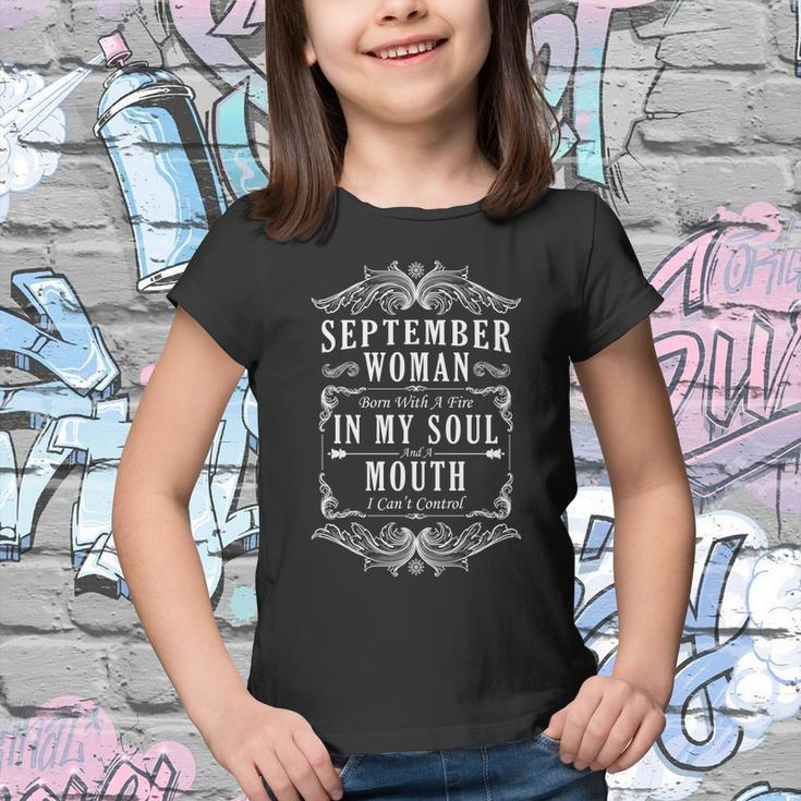 September Woman Funny Birthday Tshirt Youth T-shirt