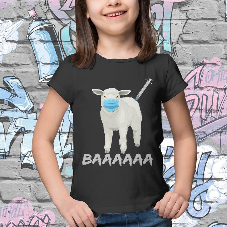 Sheep Or Sheeple Anti Vaccine And Mask Tshirt Youth T-shirt