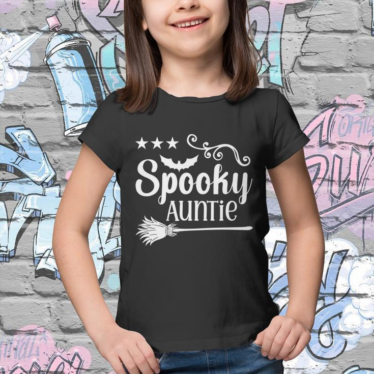 Spooky Auntie Halloween Quote Youth T-shirt