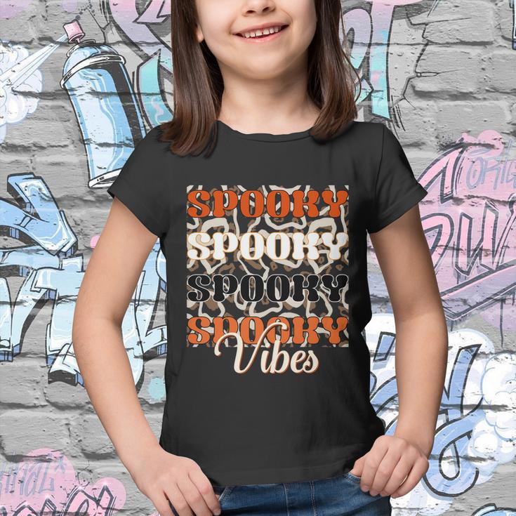 Spooky Spooky Spooky Spooky Vibes Halloween Quote V2 Youth T-shirt