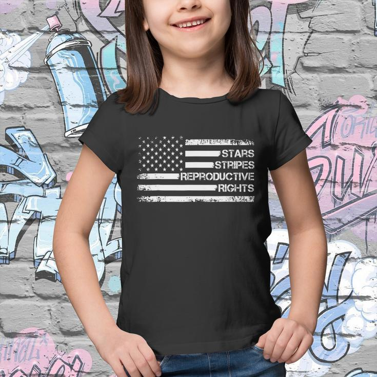 Stars Stripes Reproductive Rights Us Flag 4Th July Vintage Youth T-shirt