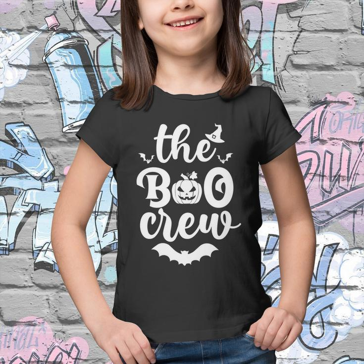The Boo Crew Halloween Quote Youth T-shirt