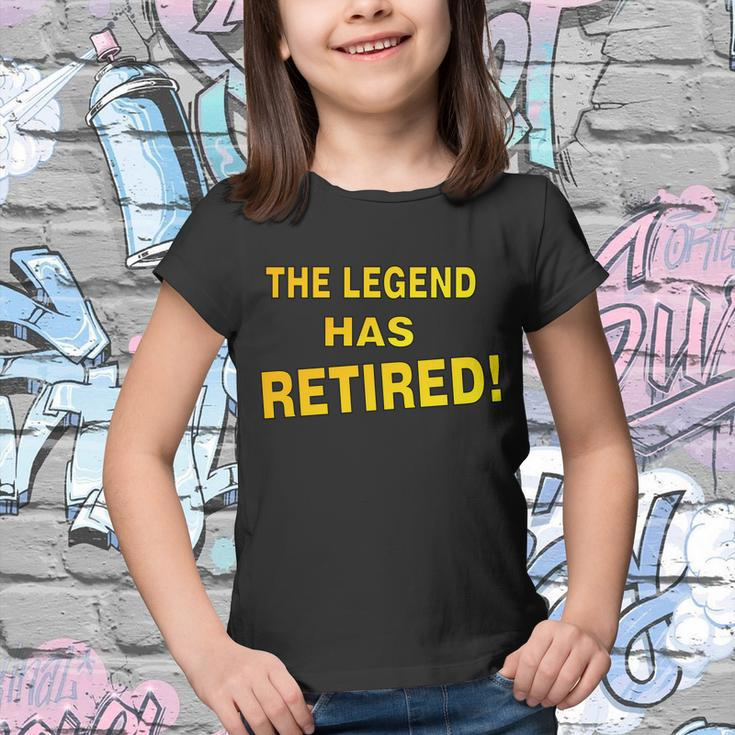 The Legend Has Retired Tshirt Youth T-shirt