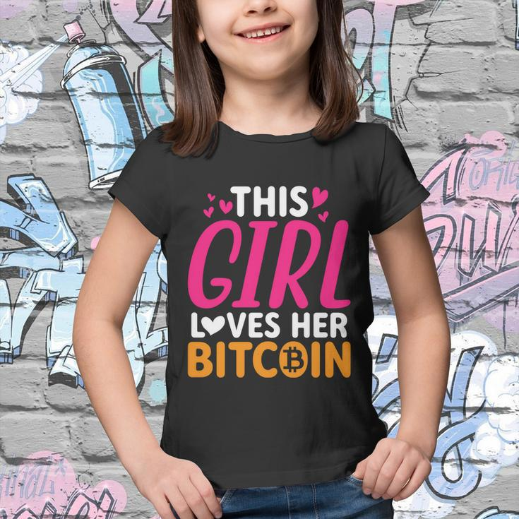 This Girl Loves Her Bitcoin S V GYouth T-shirt