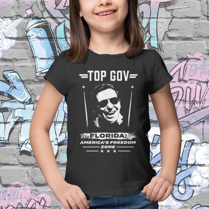 Top Gov Ron Desantis Youth T-shirt