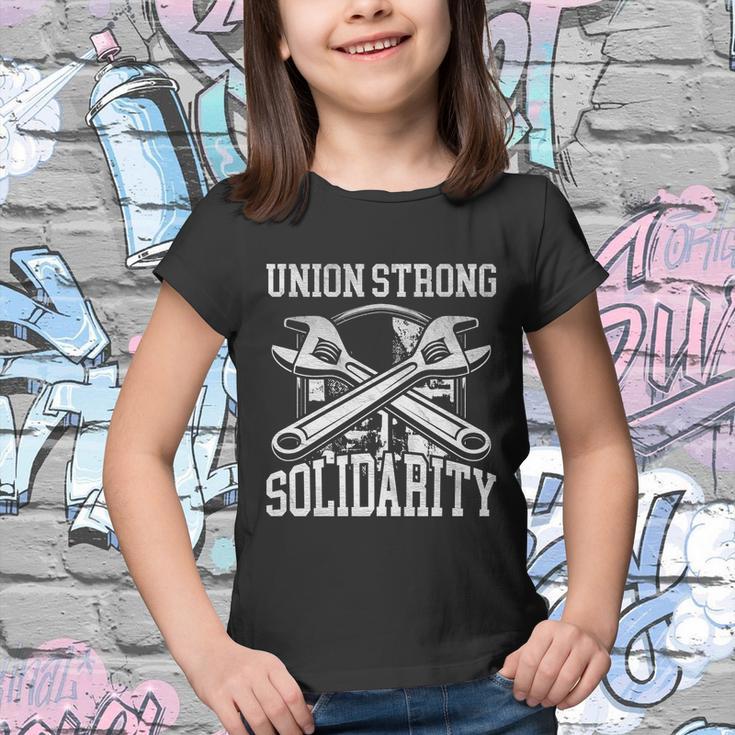 Union Strong Solidarity Labor Day Worker Proud Laborer Meaningful Gift Youth T-shirt