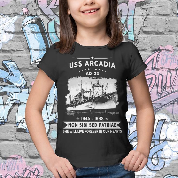 Uss Arcadia Ad Youth T-shirt