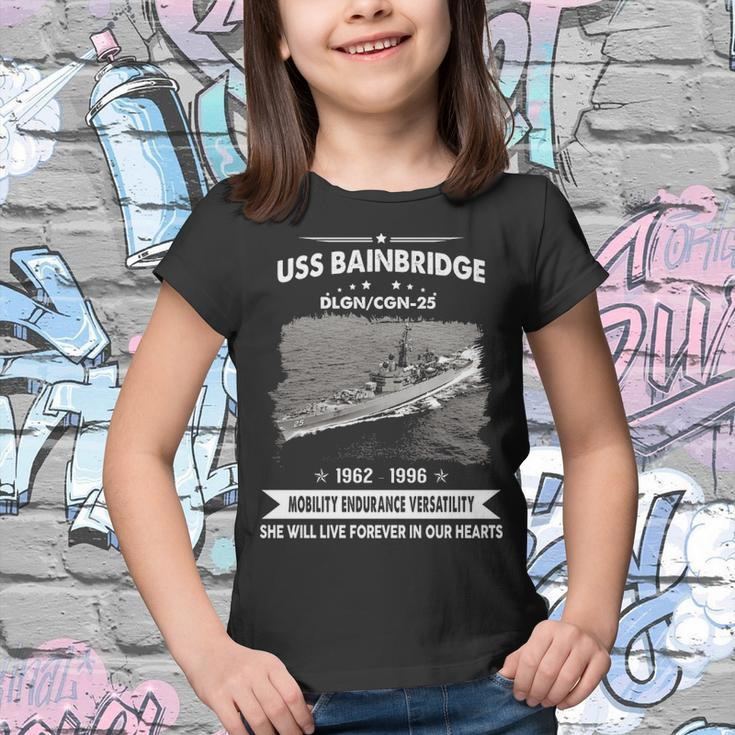 Uss Bainbridge Cgn 25 Dlgn Youth T-shirt