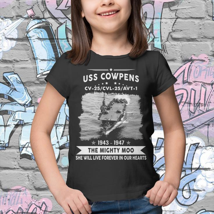 Uss Cowpens Cvl 25 Uss Cow Pens Youth T-shirt