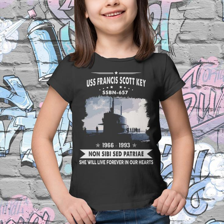 Uss Francis Scott Key Ssbn Youth T-shirt