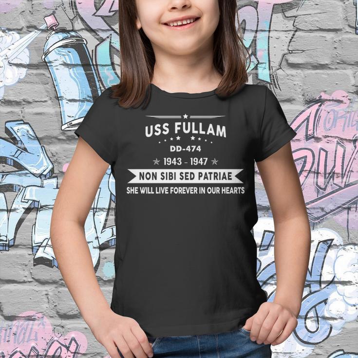 Uss Fullam Dd Youth T-shirt