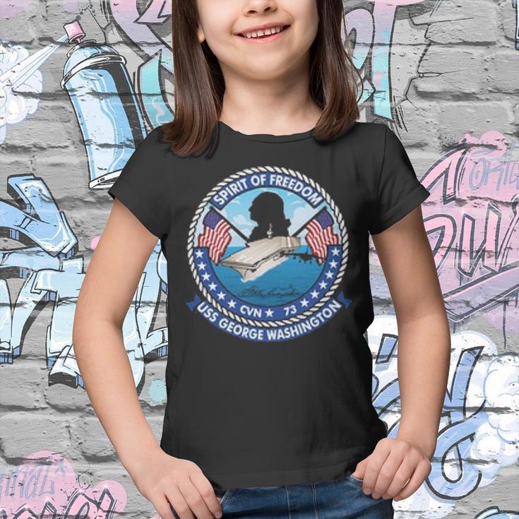 Uss George Washington Cvn V2 Youth T-shirt