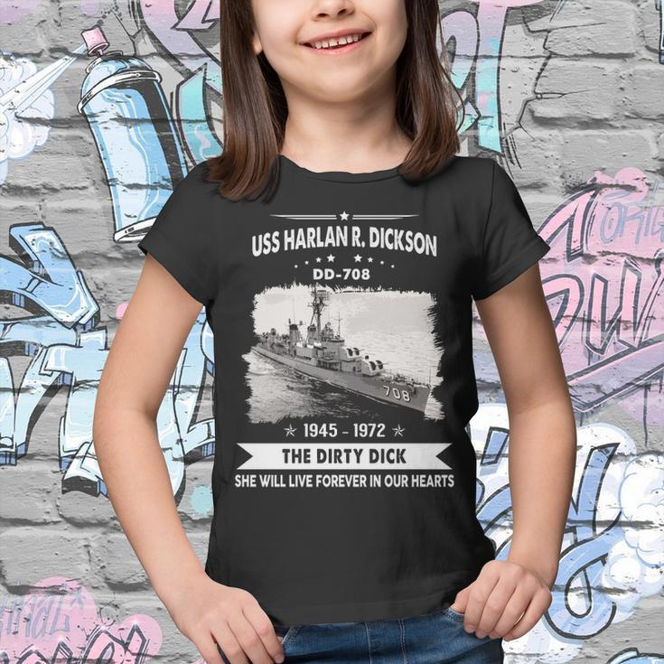 Uss Harlan R Dickson Dd Youth T-shirt