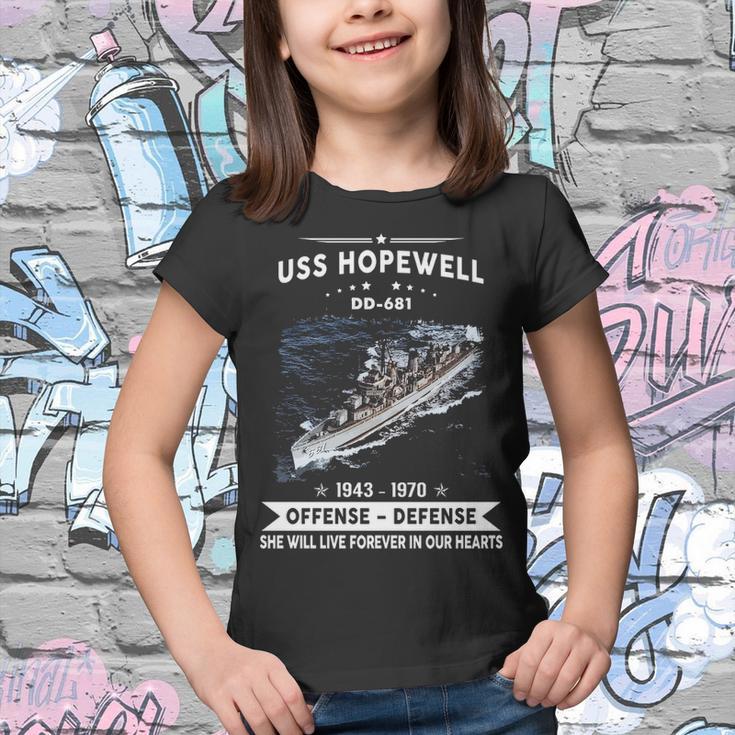 Uss Hopewell Dd Youth T-shirt