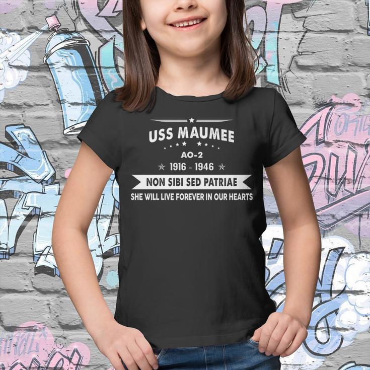 Uss Maumee Uss Ao Youth T-shirt