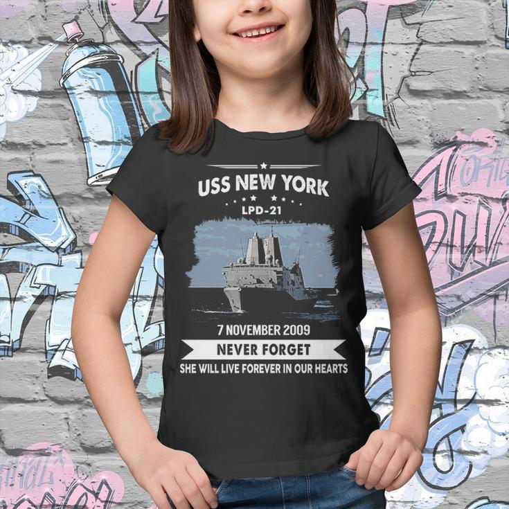 Uss New York Lpd Youth T-shirt