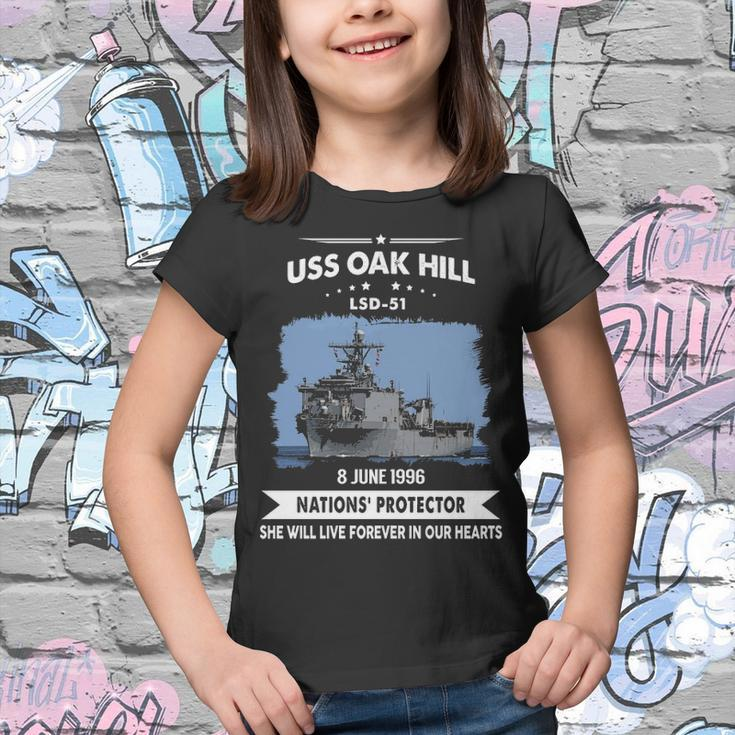 Uss Oak Hill Lsd Youth T-shirt