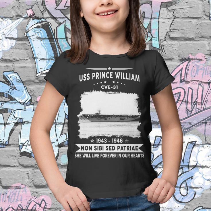 Uss Prince William Cve Youth T-shirt