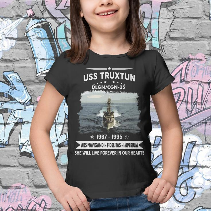 Uss Truxtun Cgn 35 Dlgn Youth T-shirt