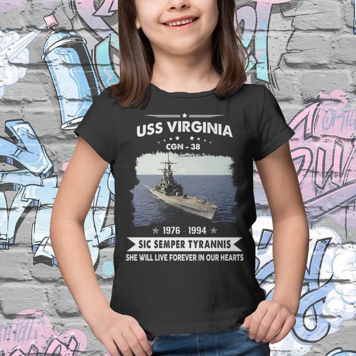 Uss Virginia Cgn Youth T-shirt