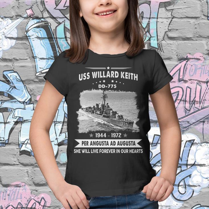 Uss Willard Keith Dd Youth T-shirt