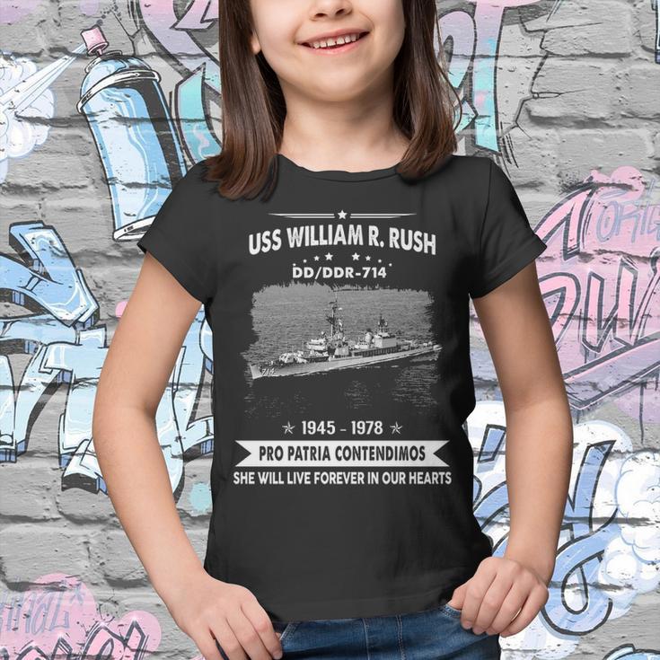 Uss William R Rush Dd 714 Ddr Youth T-shirt