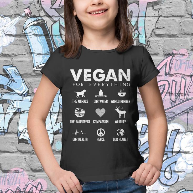 Vegan For Everything Meaningful Gift Earth Day Save The Bees Men Women Gift Youth T-shirt