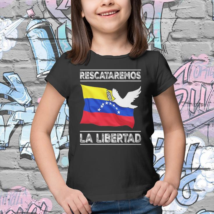 Venezuela Freedom Democracy Guaido La Libertad Youth T-shirt